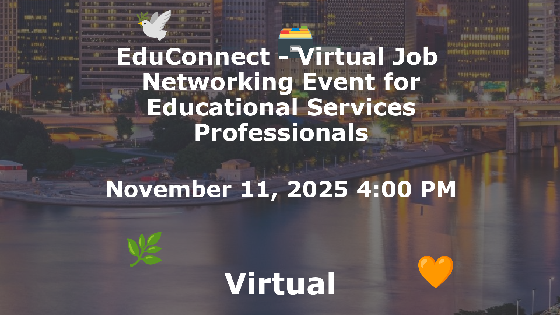 EduConnect - Virtual Job  Networking Event for Educational Services Professionals event image